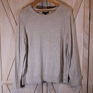 Banana Republic Women's Sweater Light Gray Crew Neck Size XL